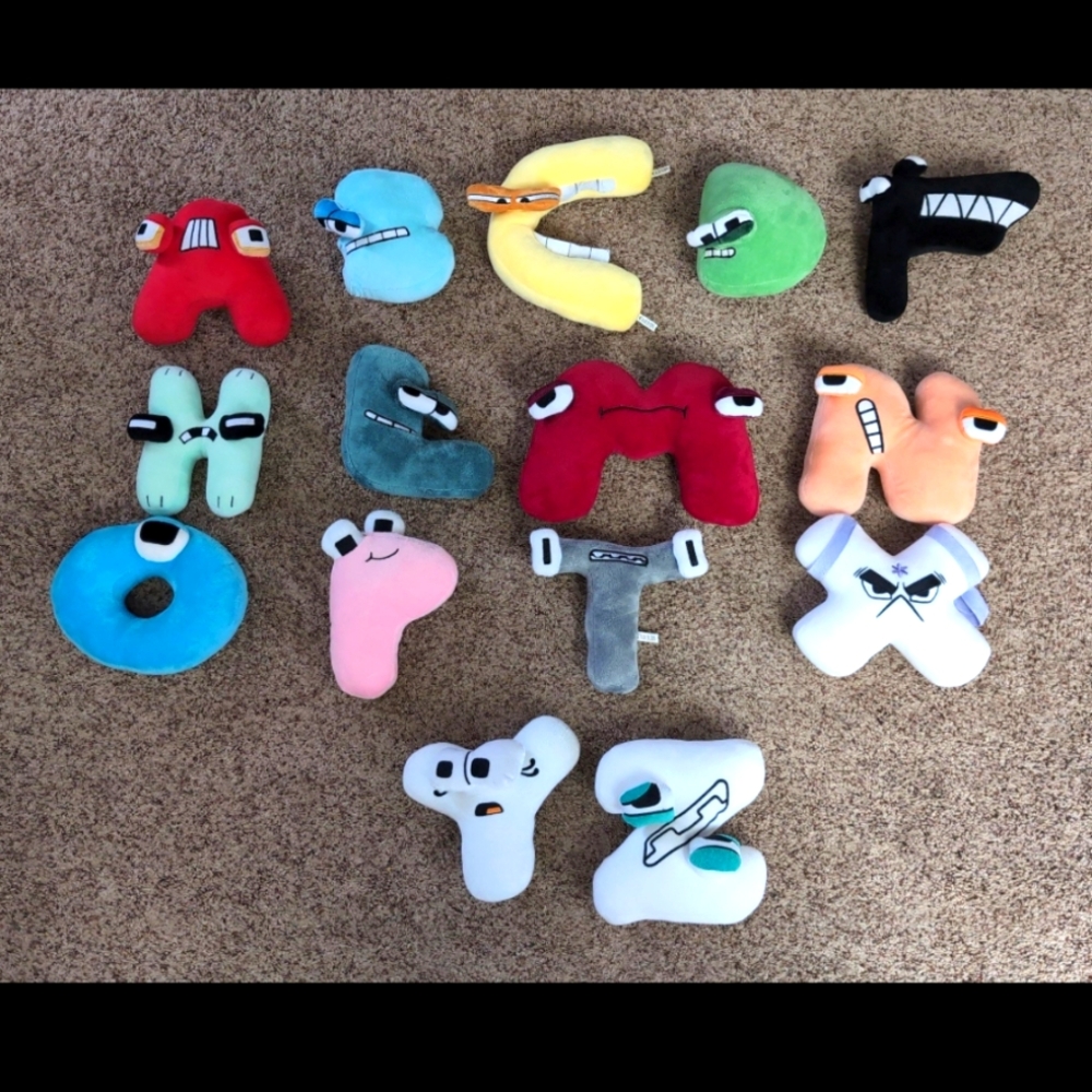 Alphabet lore plushies